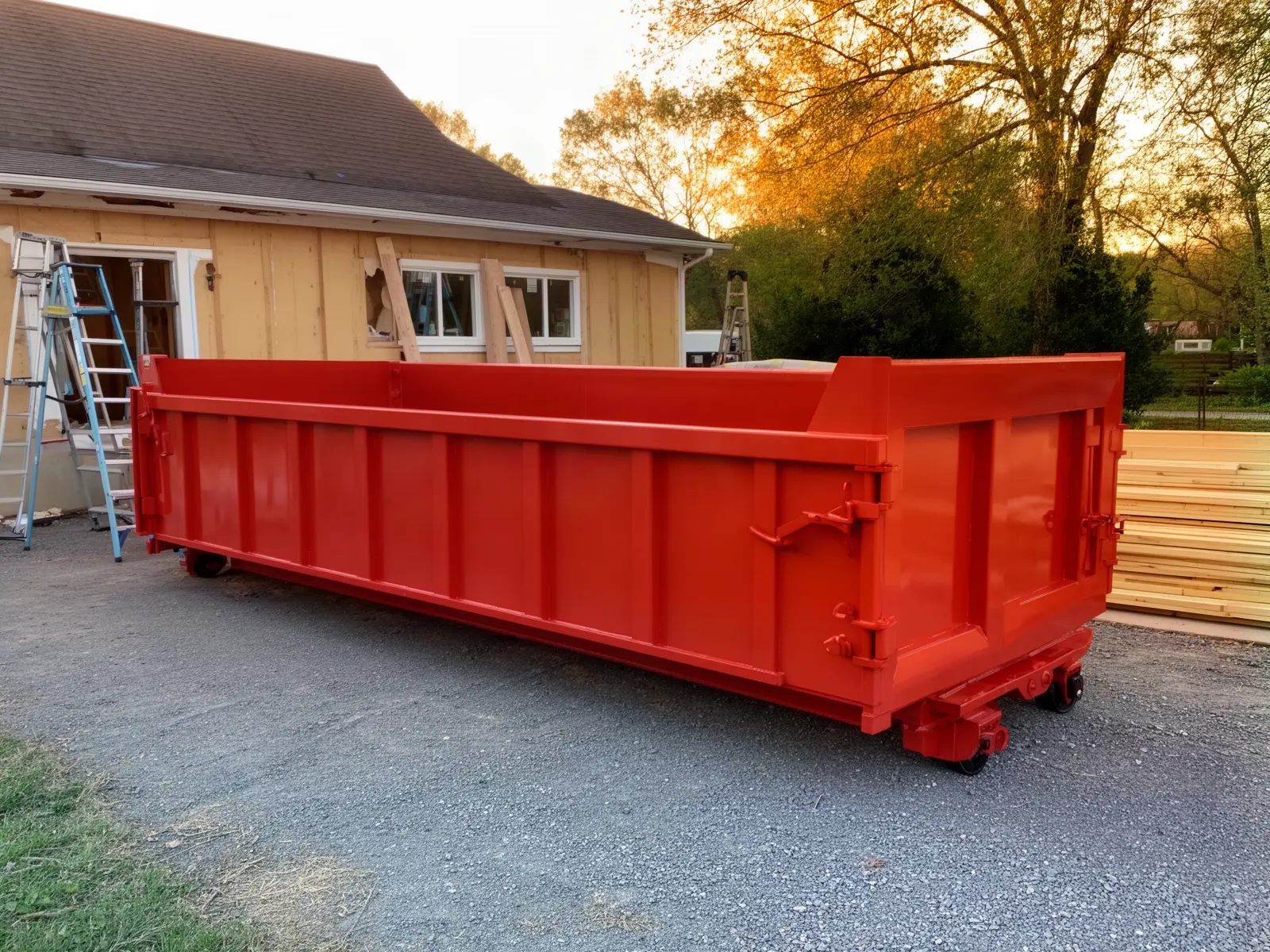Roll-off dumpster from Gator Lake Dumpster Rental in High Springs, FL